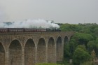 Royal Duchy steam Train on Angarrack Viaduct