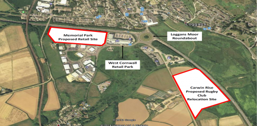 Marsh Lane development | Aerial View of Sites