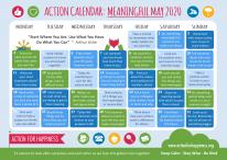 Action for Happiness Meaningful May Calendar Action for Happiness Meaningful May Calendar
