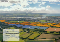 Image 27: Illustrative masterplan 1 Predominantly Residential 2 New Primary School option 3 Mixed Use (employment and residential) 4 Employment 5 Multi-use green space Image 27: Illustrative masterplan 1 Predominantly Residential 2 New Primary School option 3 Mixed Use (employment and residential) 4 Employment 5 Multi-use green space