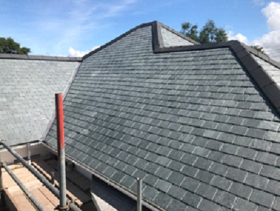 Image 1 showing example of proposed slate roof covering Image 1 showing example of proposed slate roof covering