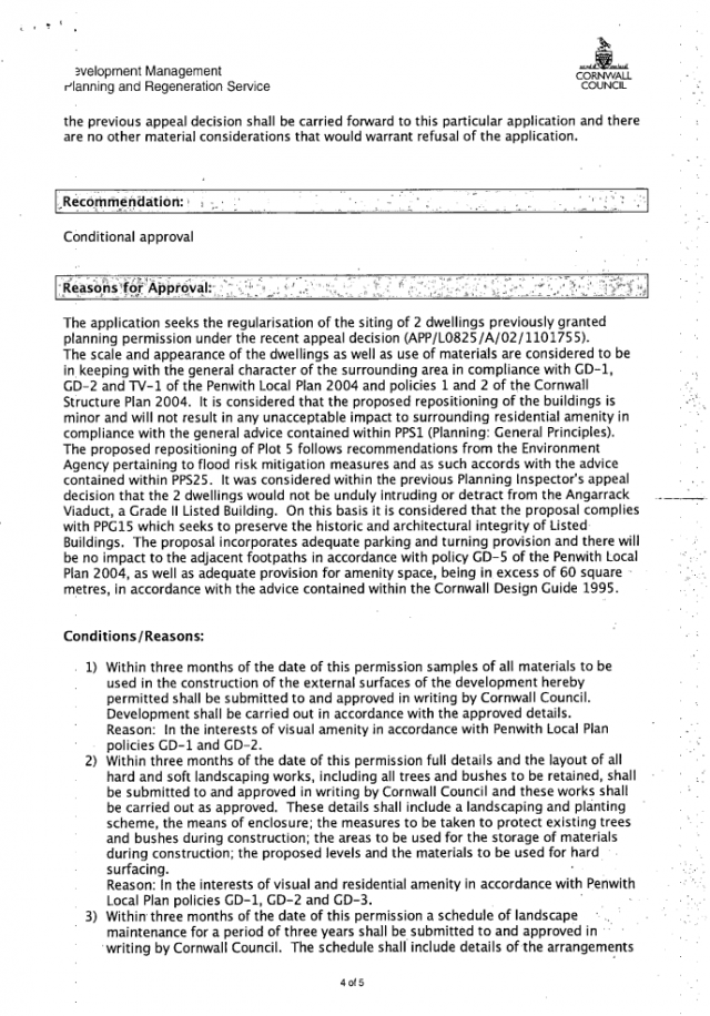 Officers Report page 4