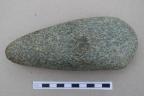 A polished stone axe